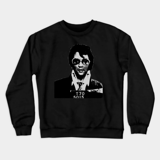 ELVIS MUGSHOT T SHIRT Crewneck Sweatshirt by Cult Classics